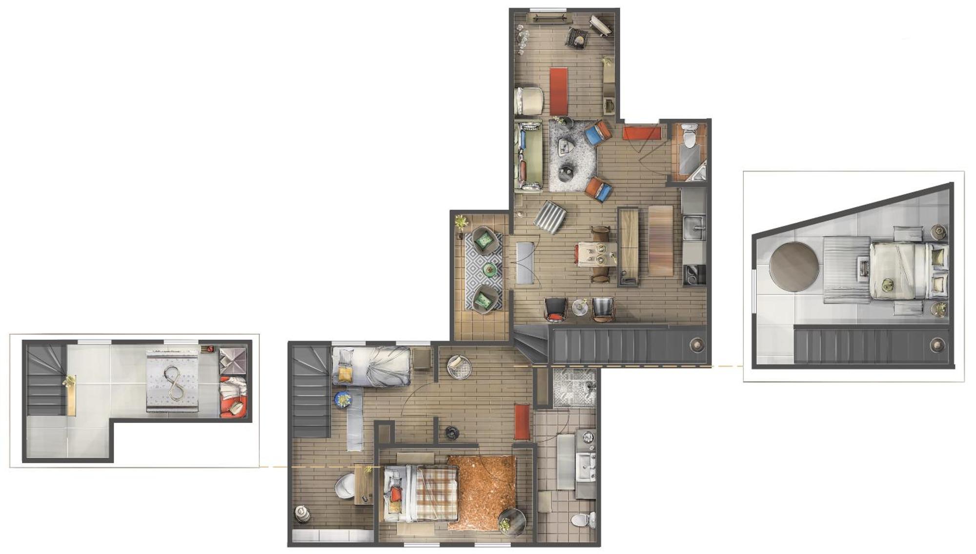 Διαμέρισμα Family Penthouse Old Town Heart Renovated